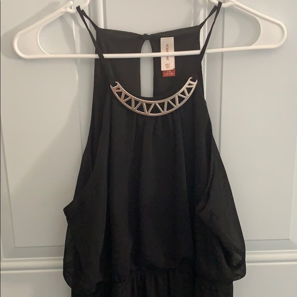 Long black dress